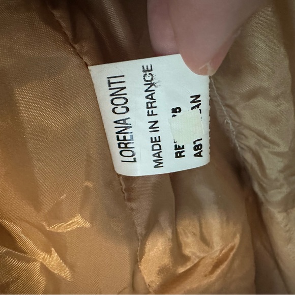 Lorena Conti Vintage Gold Velour fitted jacket - Picture 5 of 6